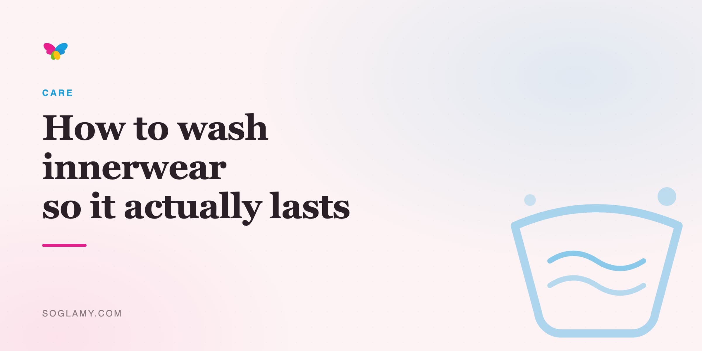 Hand-washing delicates in a basin of cool water
